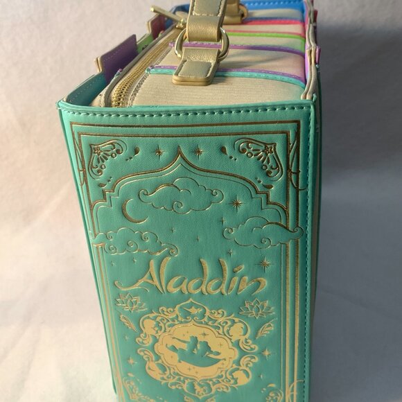 Disney Loungefly Stitch Shoppe Princess Books Volume 2 Crossbody Bag Purse NoPin - Picture 4 of 9